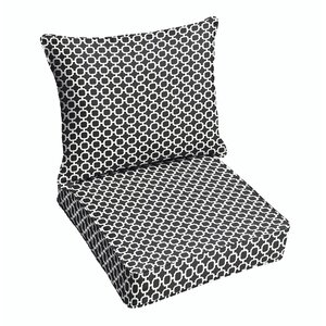 Samantha Geometric Dining Chair Cushion
