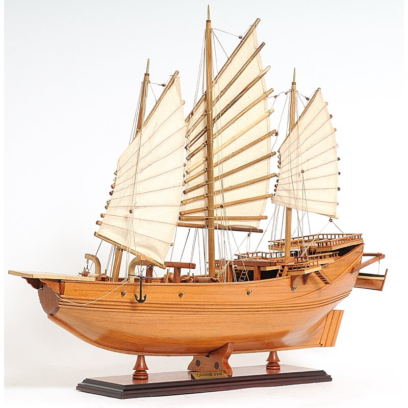 Old Modern Handicrafts Chinese Junk Model Boat & Reviews | Wayfair