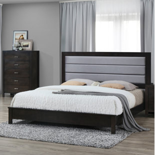 Go to store & view more images Upholstered Panel Bed by Best Quality Furniture