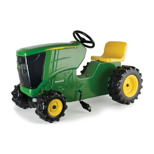 tomy john deere pedal tractor and wagon