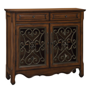 Lee 2 Drawer 2 Door Accent Cabinet