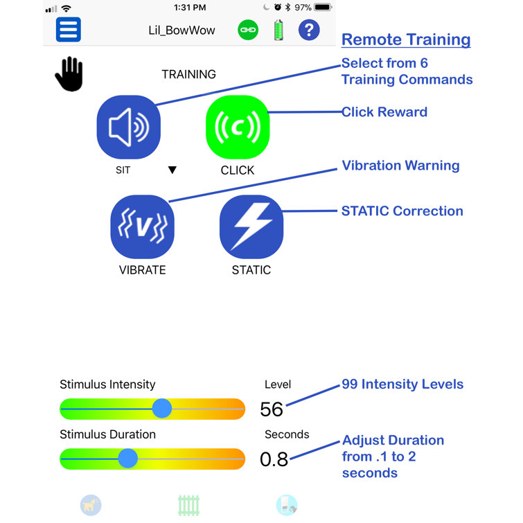 smartphone shock collar