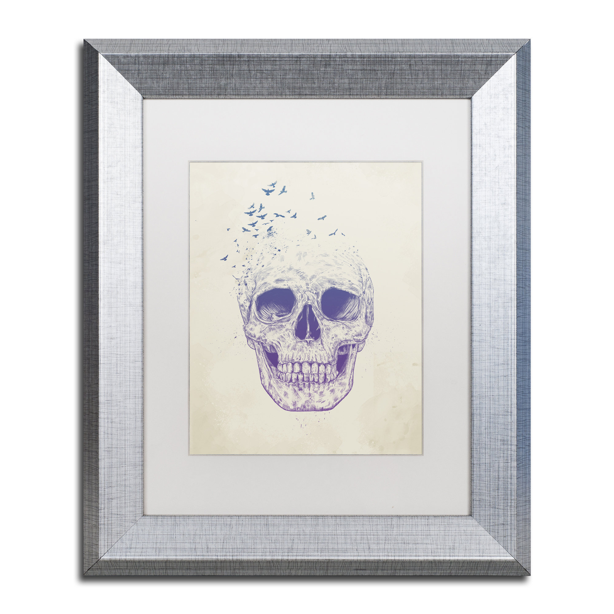 Trademark Art Let Them Fly Framed Graphic Art On Canvas Wayfair