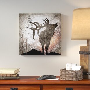Deer Gallery Wrapped Canvas Wall Art You Ll Love In 2020 Wayfair