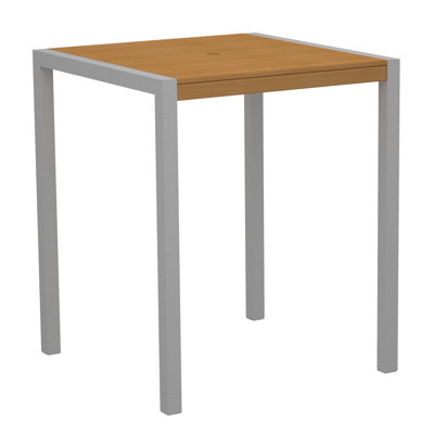 Mod Bar Table Polywood Top Finish Plastique Base Finish Textured