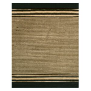 Karjat Hand-Woven Ivory/Black Area Rug