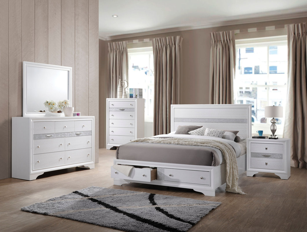 Rosdorf Park Cecelia Storage Platform Customizable Bedroom ...
