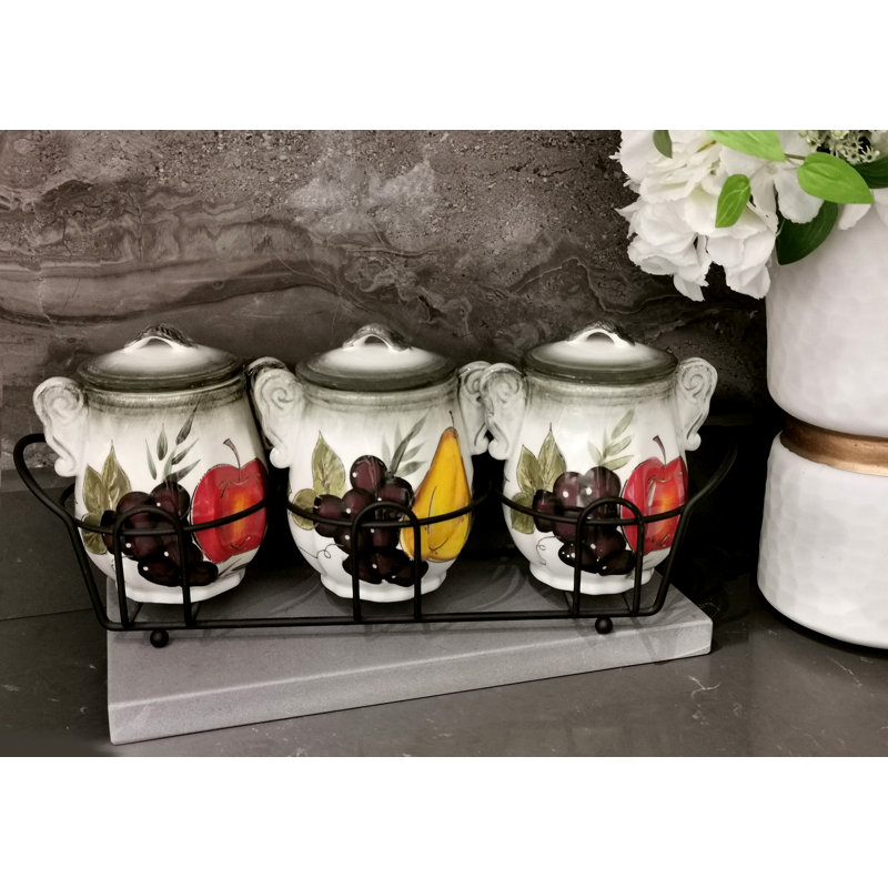 Lorren Home Trends Regina 0.5 qt. Kitchen Canister | Wayfair