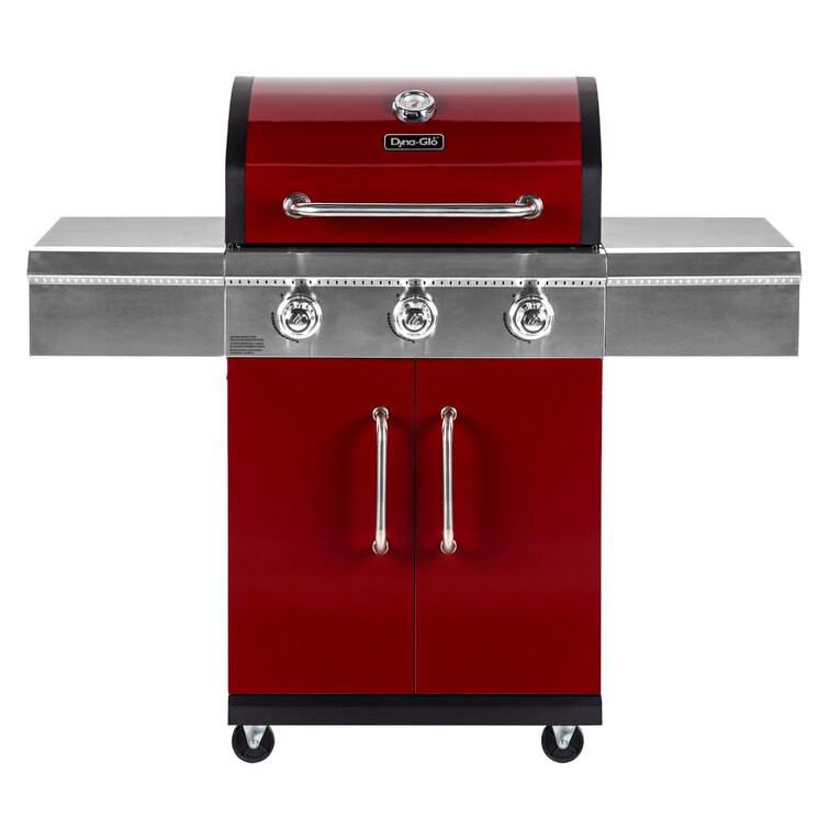 Dyna-Glo 3-Burner Propane Gas Grill with Cabinet & Reviews | Wayfair