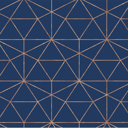 luxury blue geometric wallpaper perigold