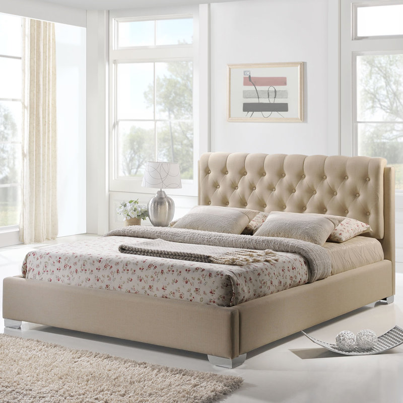 Modway King Upholstered Platform Bed Reviews Wayfair King Upholstered Platform Bed