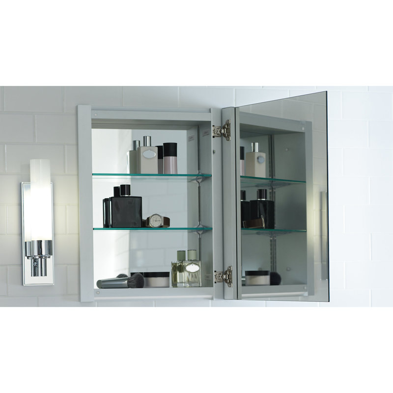 Robern R3 Series 16 X 20 Recessed Or Surface Mount Medicine R3 Series 16 X 20 Recessed Or Surface Mount Medicine Cabinet With 2 Adjule