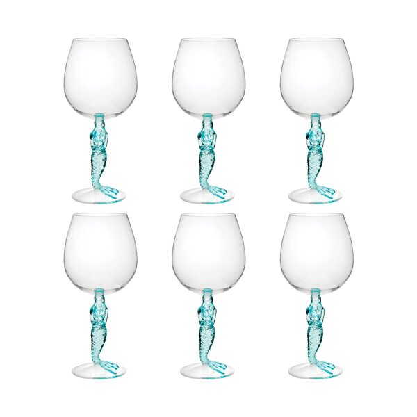 "MERMAIDS"  SET  OF 6 HAND CRAFTED WINE GLASS CHARMS 