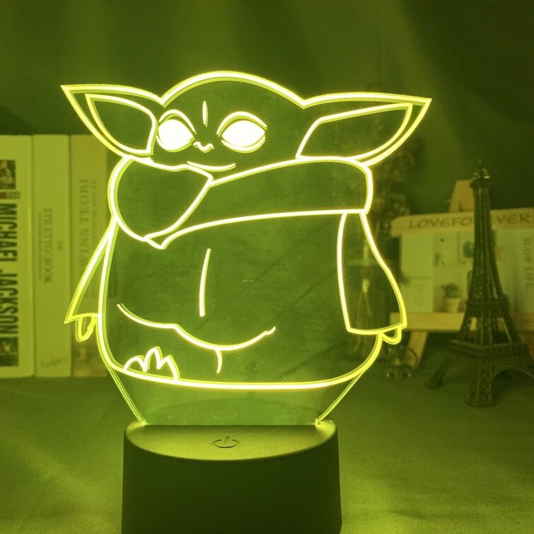 Flash Popup Veilleuse Illusion De Bebe Yoda Wayfair Ca