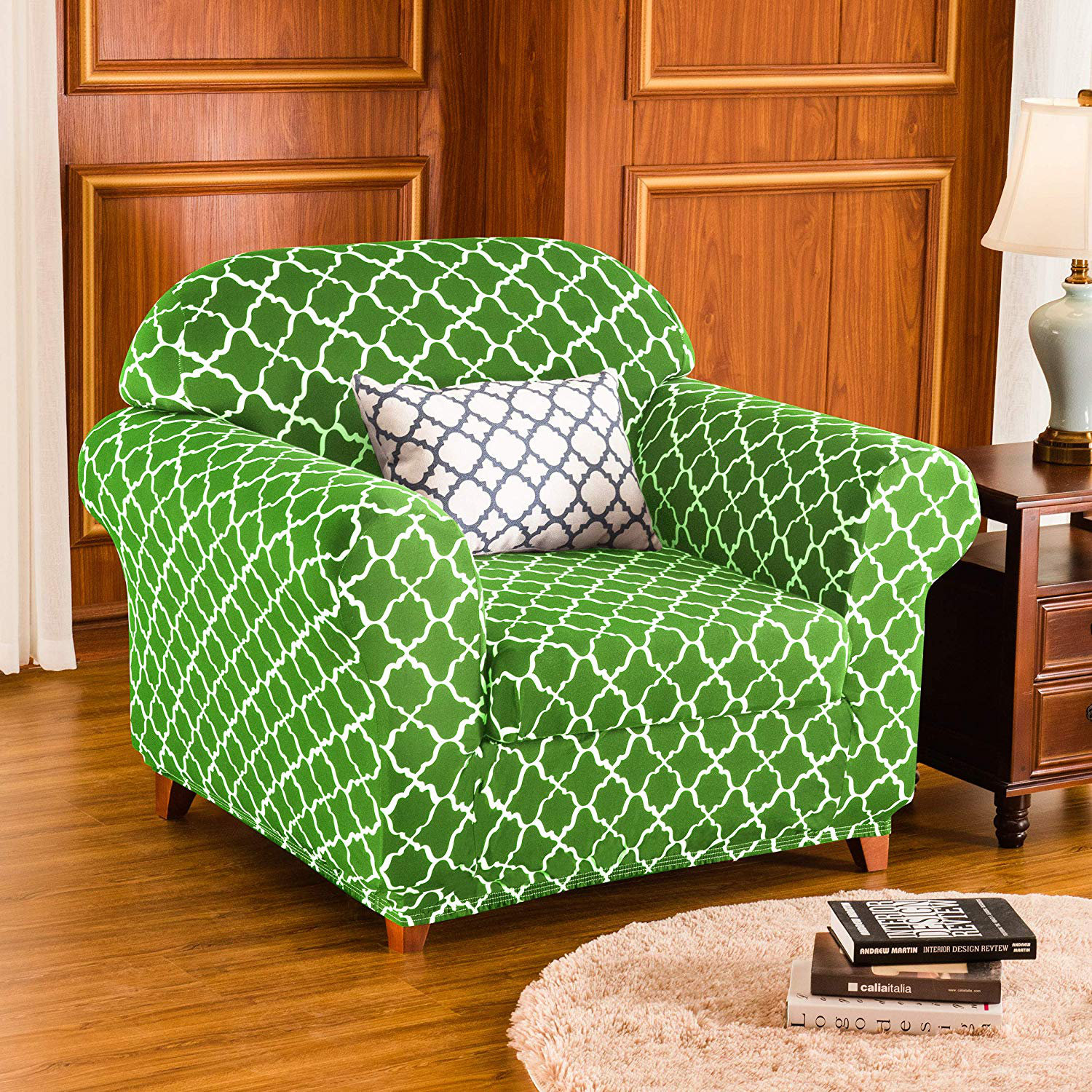 Sofa on discards Sofa cover Stretch Velvet Sofa Cover for 1-4 Seater Sofa Cover DE