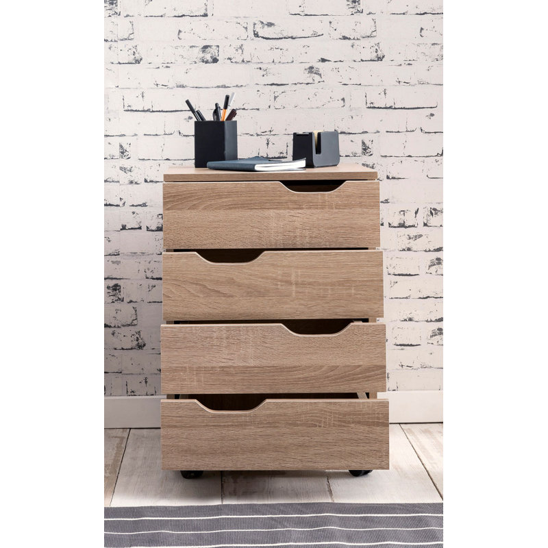 17 Stories Kolya 4 Drawer Filing Cabinet Wayfair Co Uk