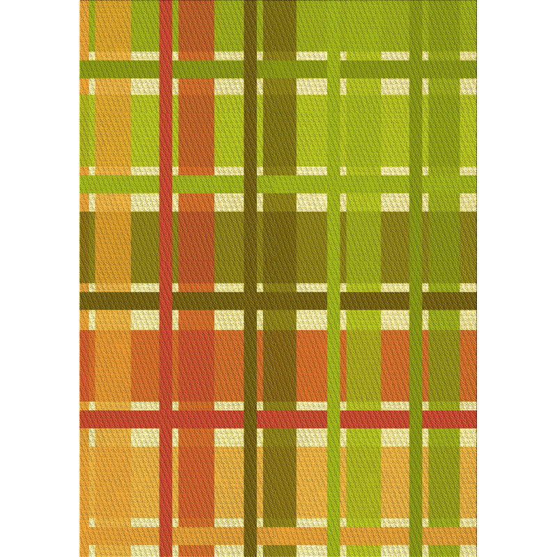 East Urban Home Plaid Wool Yellow Area Rug Wayfair