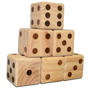 6 Piece Dice Giant Board Game Set