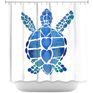 Turtle Love Shower Curtain