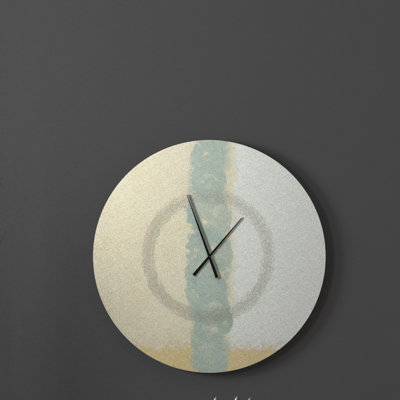 Utterback Wall Clock Ebern Designs Size: Large