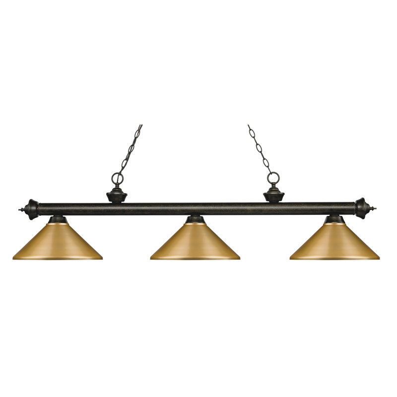 Red Barrel Studio Brynlee 3 Light Pool Table Linear Pendant Wayfair