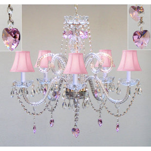 Go to store & view more images Karcher 5-Light Shaded Chandelier by House of Hampton