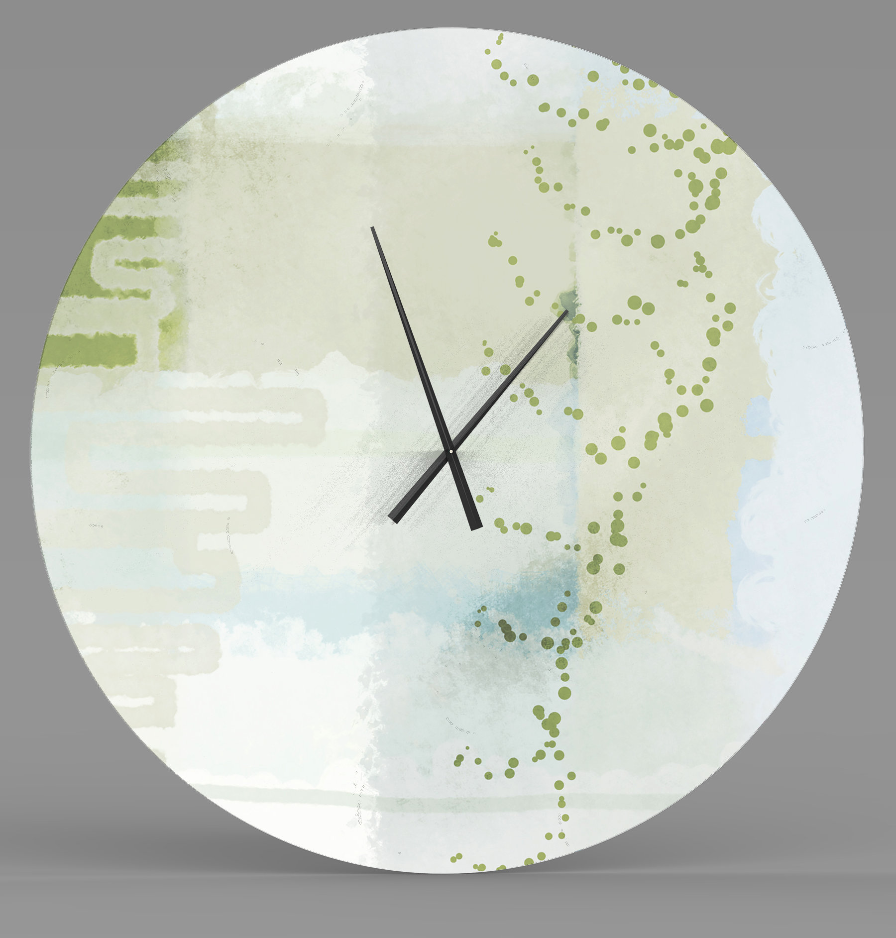Latitude Run Well Meaning Widely Used Abstract Metal Wall Clock Wayfair Ca