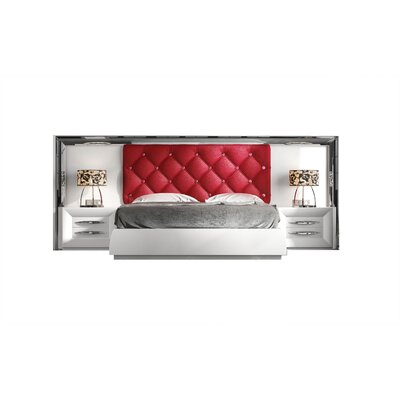 London Bedor135 Bedroom Hispania Home Bed Size: Queen, Color: Matte