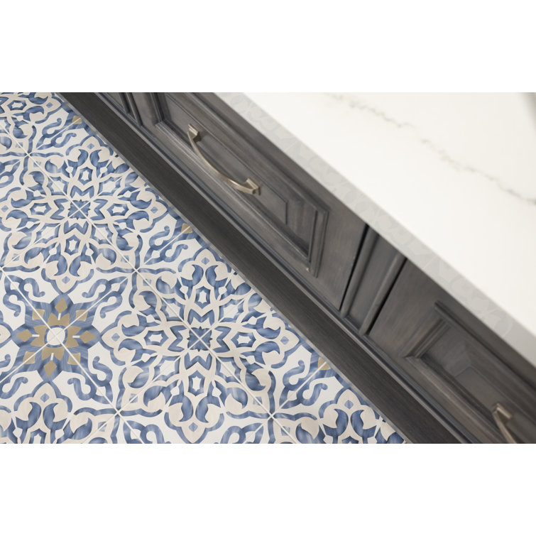 Bedrosians Villa Azul 10 X 10 Porcelain Spanish Moroccan Wall Floor Tile Reviews Wayfair