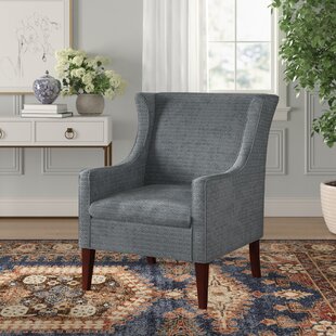 small armchair with ottoman