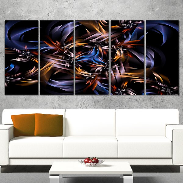 DesignArt 5 Piece Wrapped Canvas Graphic Art | Wayfair