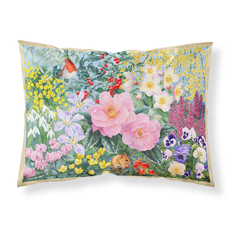 Trinx Winter Floral Pillowcase Wayfair Ca