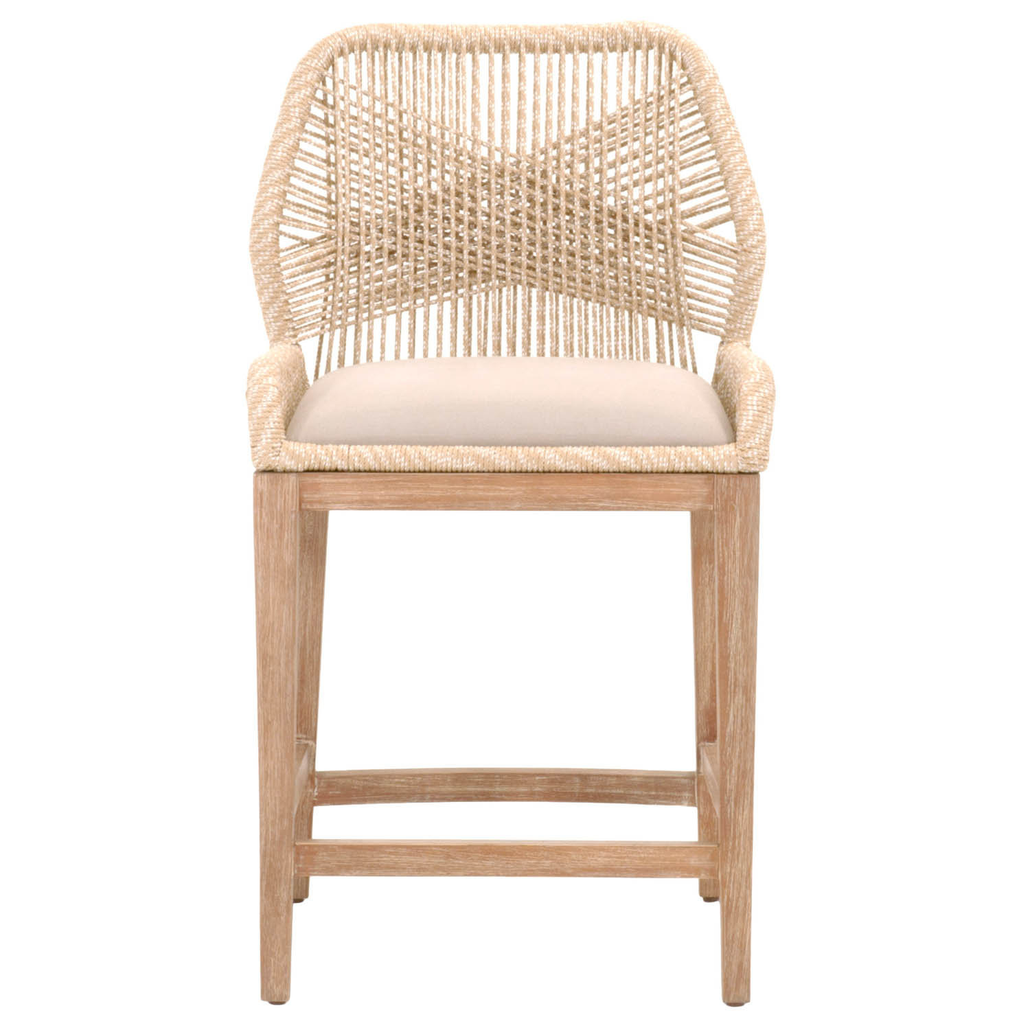 Bungalow Rose Iain Comfortable Woven Loom 26 Patio Bar Stool