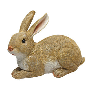 Bashful, the Bunny, Lying Down Garden Rabbit Statue