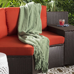 Blankets Throws Birch Lane Nader Tweed Knitted Throw Blanket