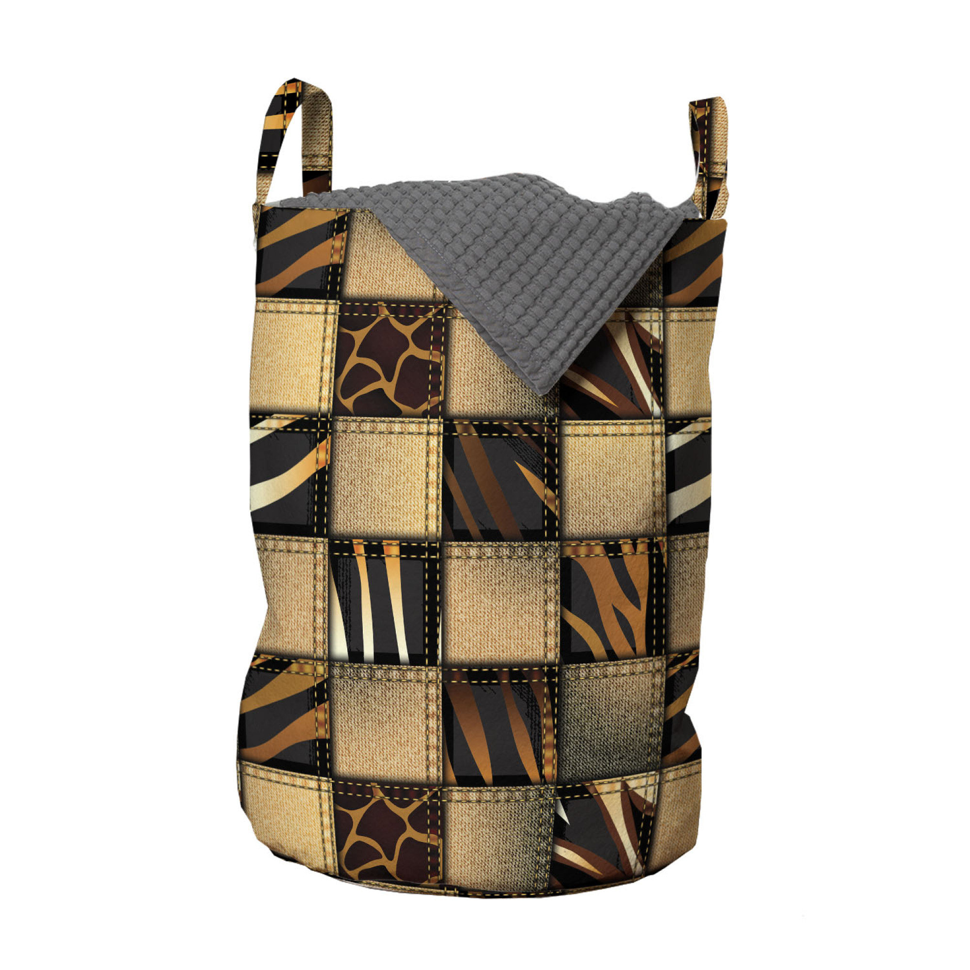 Ambesonne Safari Laundry Bag, Jeans 