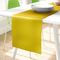 Yellow Table Runners Thick Cotton