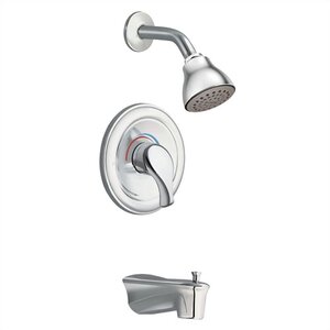 Legend Single-Handle Tub and Shower Faucet Trim with Lever Handle and Moentrol