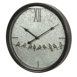 Wire Cage Wall Clock Wayfair