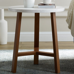 Go to store & view more images Lucian Round End Table by Ebern Designs
