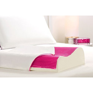 Memory Foam and Gel Fiber Pillow by Luxury Home