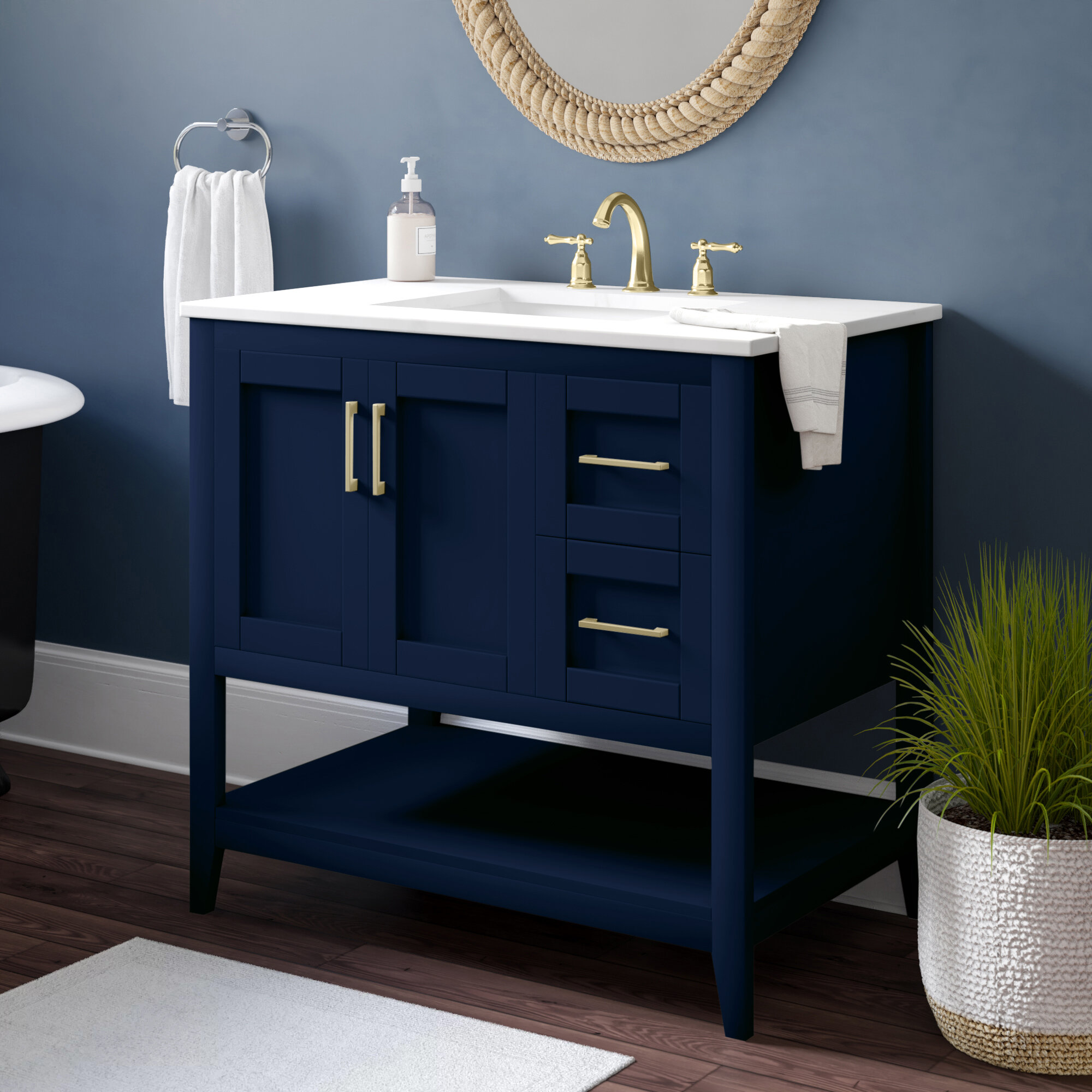 Beachcrest Home Caoimhe 36 Single Bathroom Vanity Set Reviews Wayfair