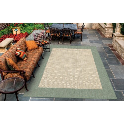 Celia Moss Green Tan Indoor Outdoor Area Rug Reviews Joss Main