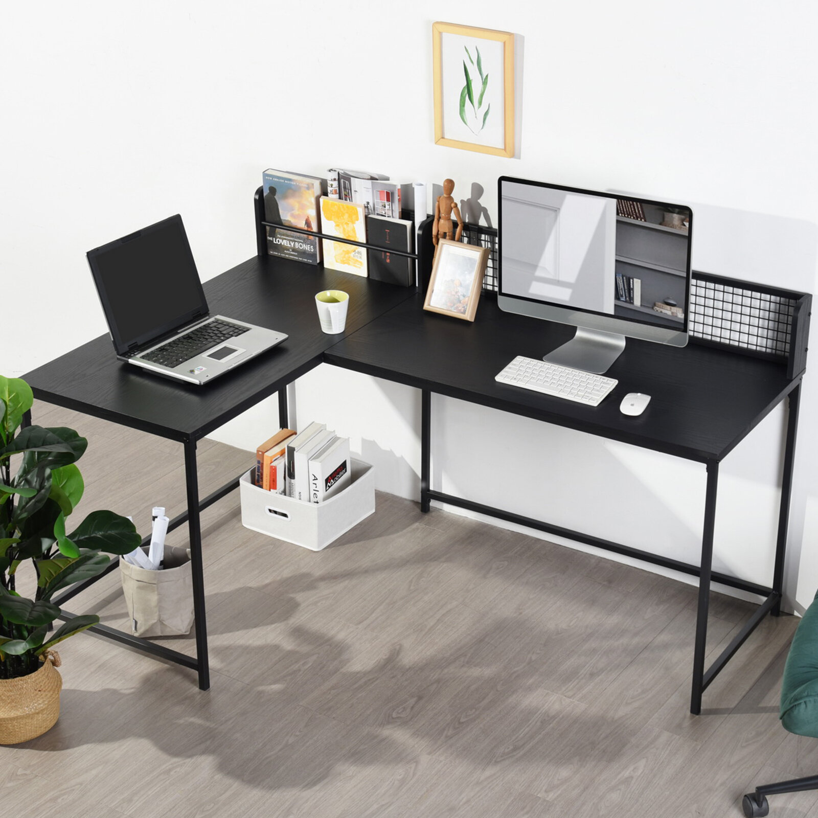 17 Stories Vela L-Shape Desk & Reviews | Wayfair