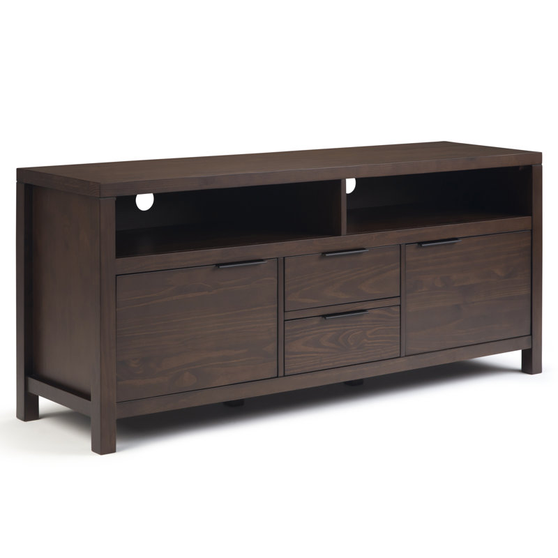 Millwood Pines Mcadams Solid Wood TV Stand for TVs up to 65 inches