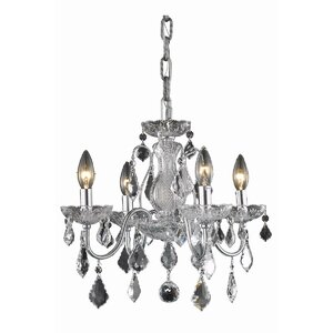 Thao 4-Light Crystal Chandelier