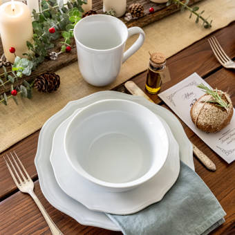 Adelaide 16 Piece Dinnerware Set Service For 4 Reviews Birch Lane