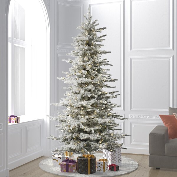 The Holiday Aisle® 102'' Lighted Artificial Fir Christmas Tree ...