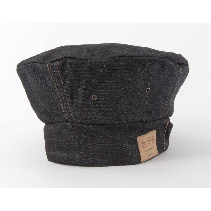 Cotton Denim Adjustable Toque