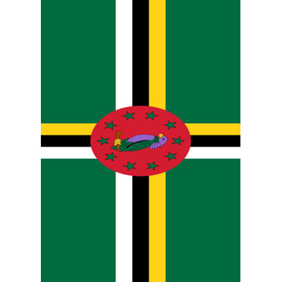 Dominica Garden flag Toland Home Garden